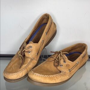 Sperry Top Sider Classic Boat Shoe Moc Leather size 13 EUC